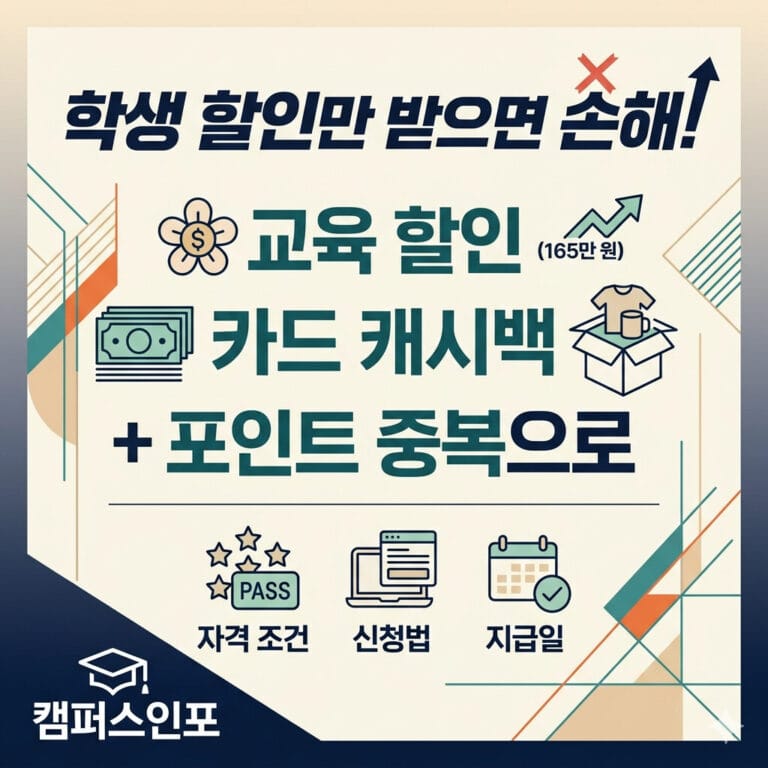 아이패드·맥북을 최저가보다 싸게! 대학생 교육 할인 + 결제 혜택 중복 적용 완벽 가이드