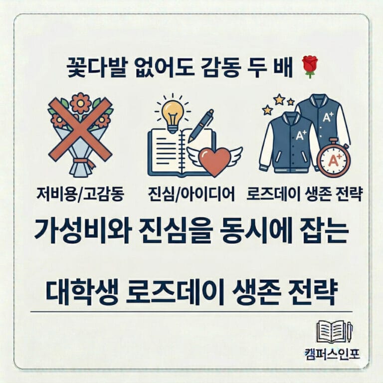 로즈데이 가성비 완전 정복! 대학생 맞춤 부담 없는 실속 이벤트 & 선물 추천 총정리